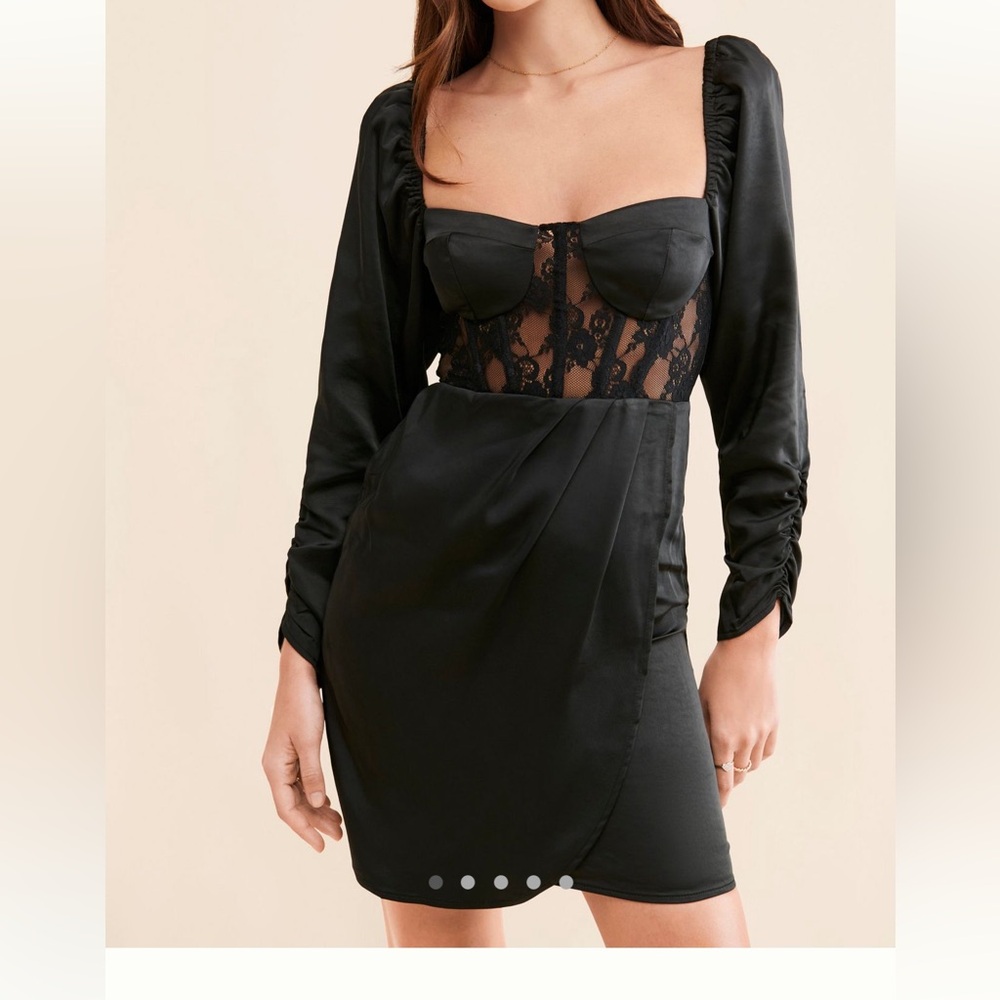 Anthropologie Lace Boustier Dress